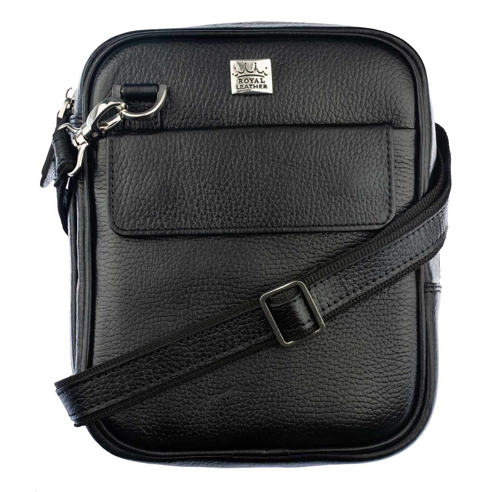 کیف رودوشی مردانه رویال چرم مدل W 69 - - 1