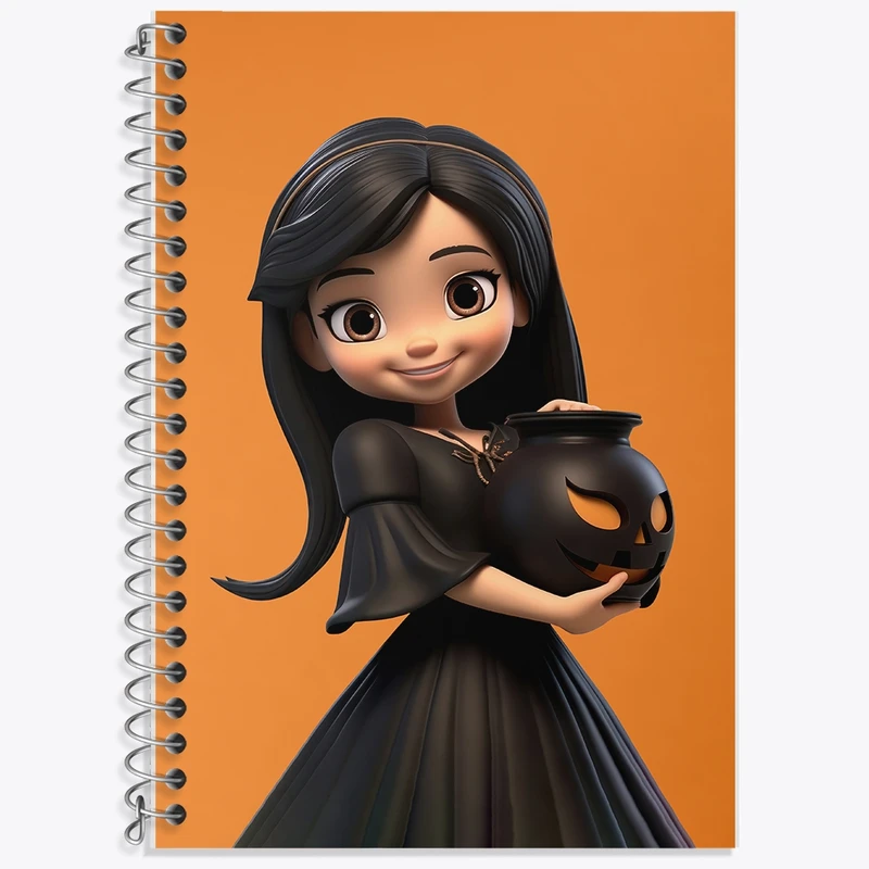 دفتر زبان 50 برگ خندالو مدل سه خط طرح دخترانه کد F2573