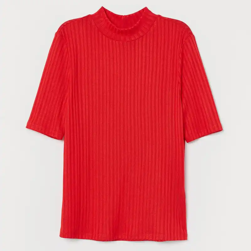 تی شرت آستین کوتاه زنانه اچ اند ام مدل 0760123005