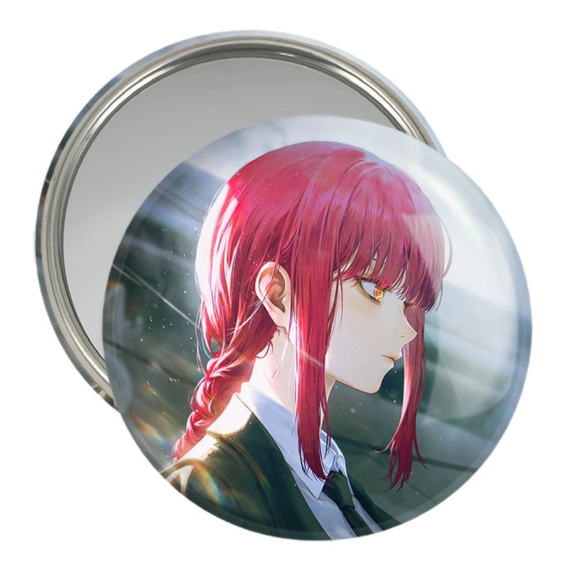 آینه جیبی خندالو مدل ماکیما انیمه مرد اره ای Chainsaw Man  کد 22304