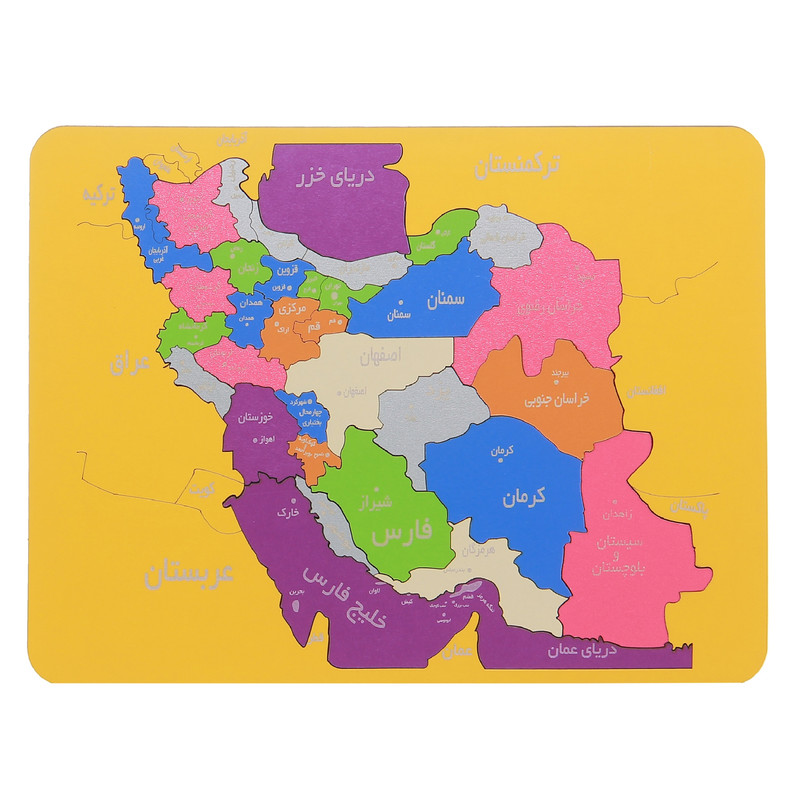 بازی آموزشی مدل نقشه ایران کد F215