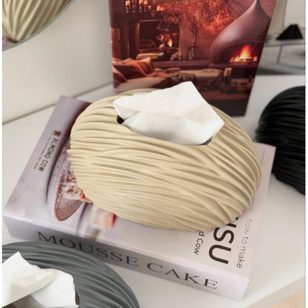 جعبه دستمال کاغذی مدل شیاردار مدرن مینیمال