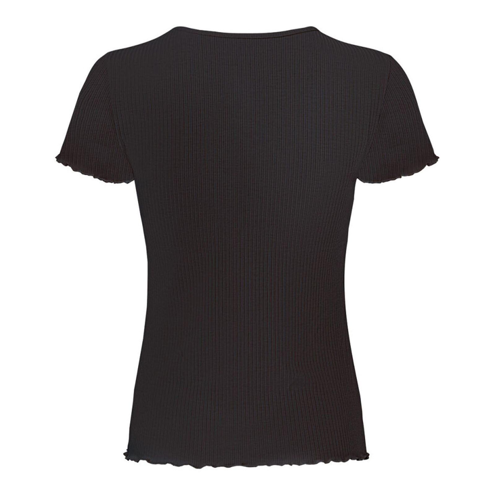 تی شرت آستین کوتاه زنانه اسمارا مدل کبریتی رنگ مشکی -  - 2