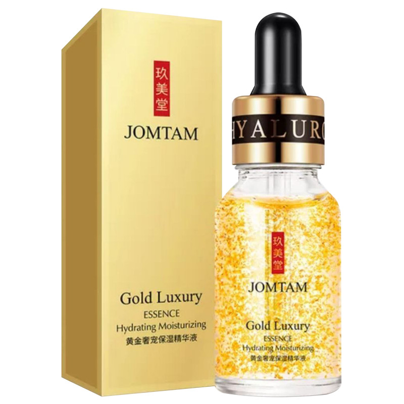 سرم ضد چروک جومتام مدل GOLD LUXURY حجم 15 میلی لیتر