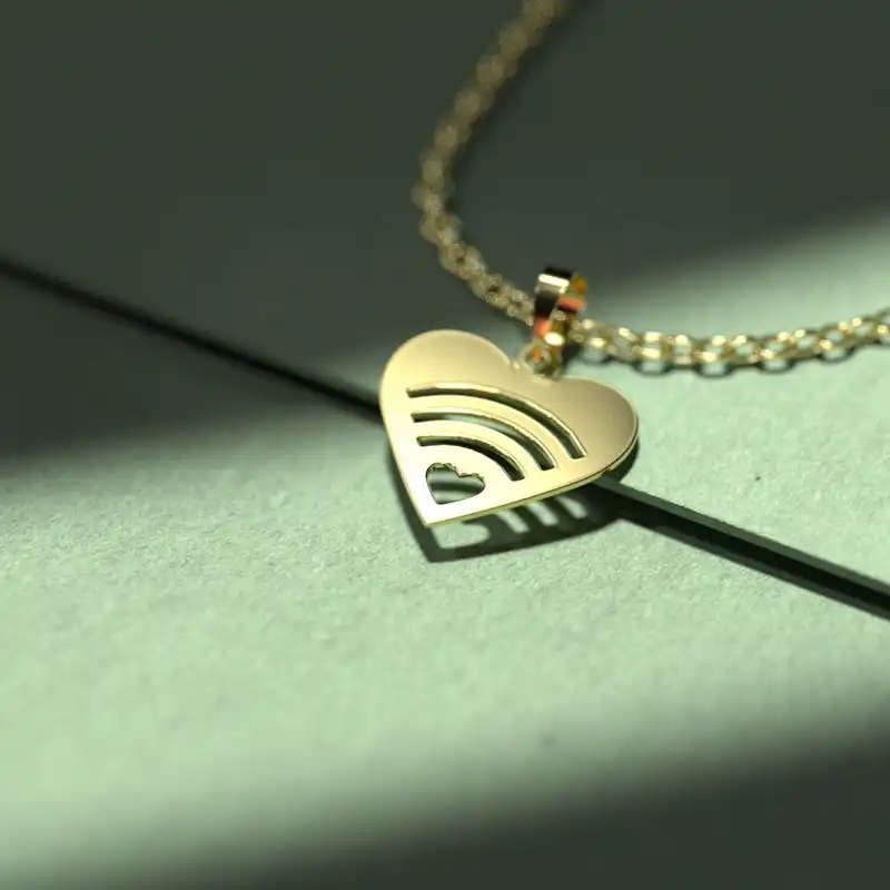 گردنبند طلا 18 عیار زنانه مدوپد کد CA11119