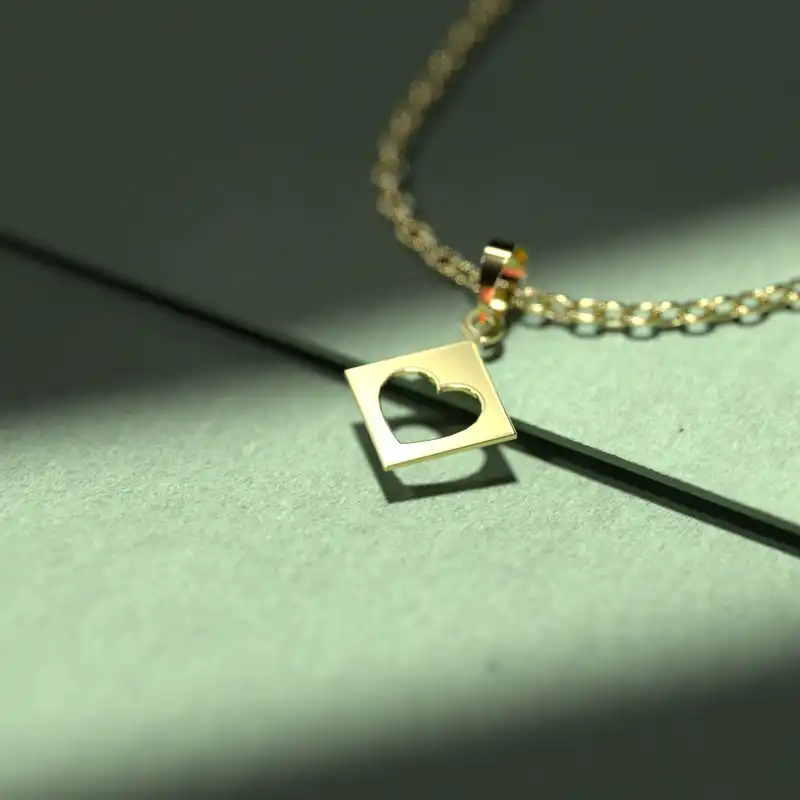 گردنبند طلا 18 عیار زنانه مدوپد مدل اشک و گل کد CA10566