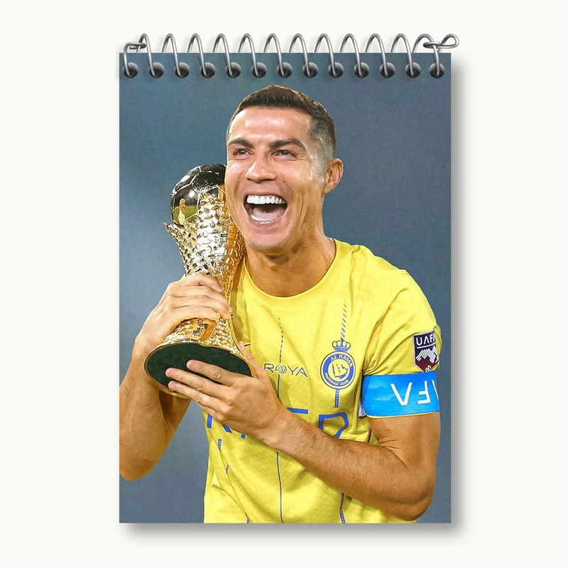 دفتر یادداشت 50 برگ خندالو مدل کریستیانو رونالدو کد 36403