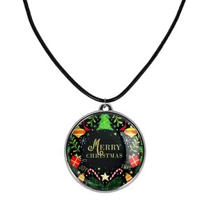 گردنبند خندالو مدل کریسمس Christmas کد 2217722179