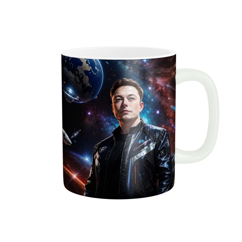 ماگ پاد آفرین طرح ایلان ماسک کد 1709