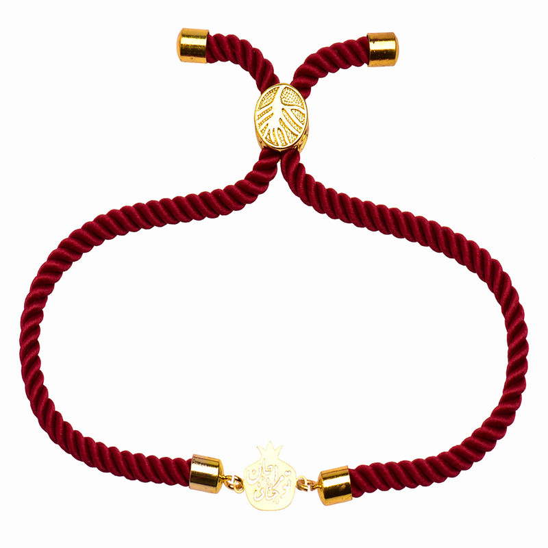 دستبند طلا 18 عیار زنانه الن نار مدل انار جان و جهاني ELN1369