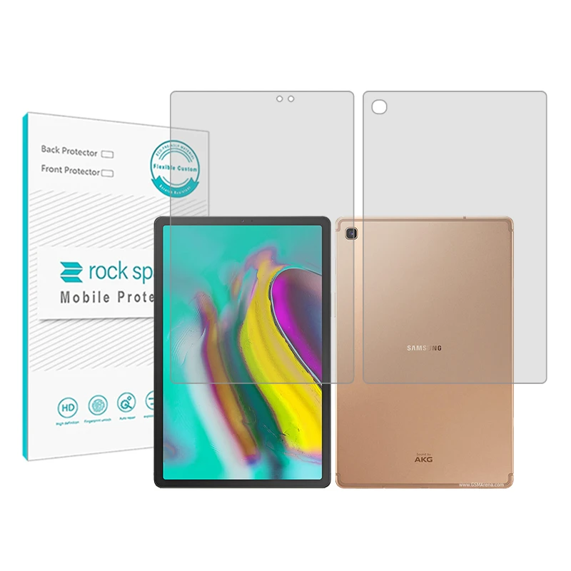 محافظ صفحه نمایش شفاف راک اسپیس مدل Hygel مناسب برای تبلت سامسونگ Galaxy Tab S5e به همراه محافظ پشت تبلت