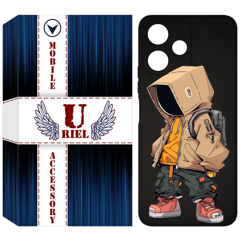 کاور یوریل مدل KSH کد 39 طرح پسر مناسب برای گوشی موبایل شیائومی Redmi 12 5G / Redmi Note 12R / Poco M6 Pro 5G