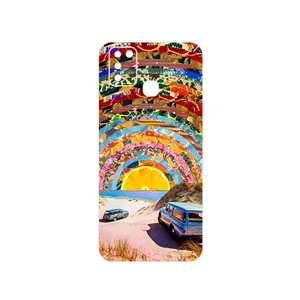 MAHOOT Collage of Orange Sky Cover Sticker for Infinix Smart 6 X657B