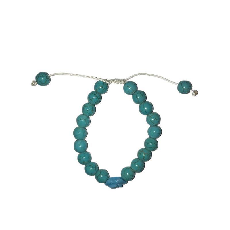 دستبند بچگانه مدل سنگ فیروزه کد S-367 دستبند بچگانه مدل سنگ فیروزه کد S-367