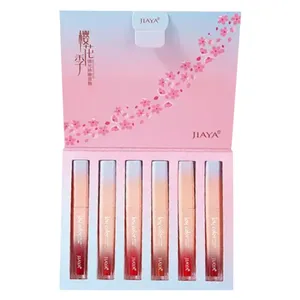 رژ لب مایع جیایا مدل 06 مجموعه 6 عددی
