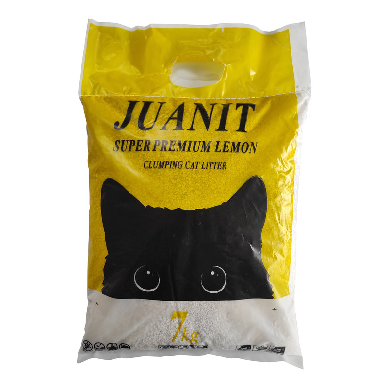 خاک بستر گربه ژوانیت مدل پریمیوم لیمو وزن 7 کیلوگرم
