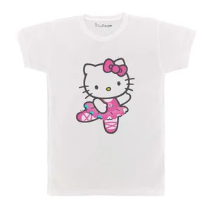 تی شرت بچگانه پرمانه طرح Kitty کد pmt.2400
