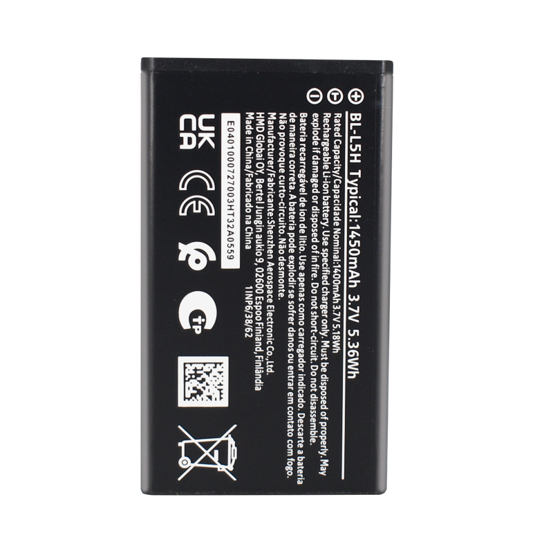 باتری موبایل مدل BL-L5H ظرفیت 1450 میلی آمپر ساعت مناسب برای گوشی موبایل نوکیا 105 / 110 / 150 4G