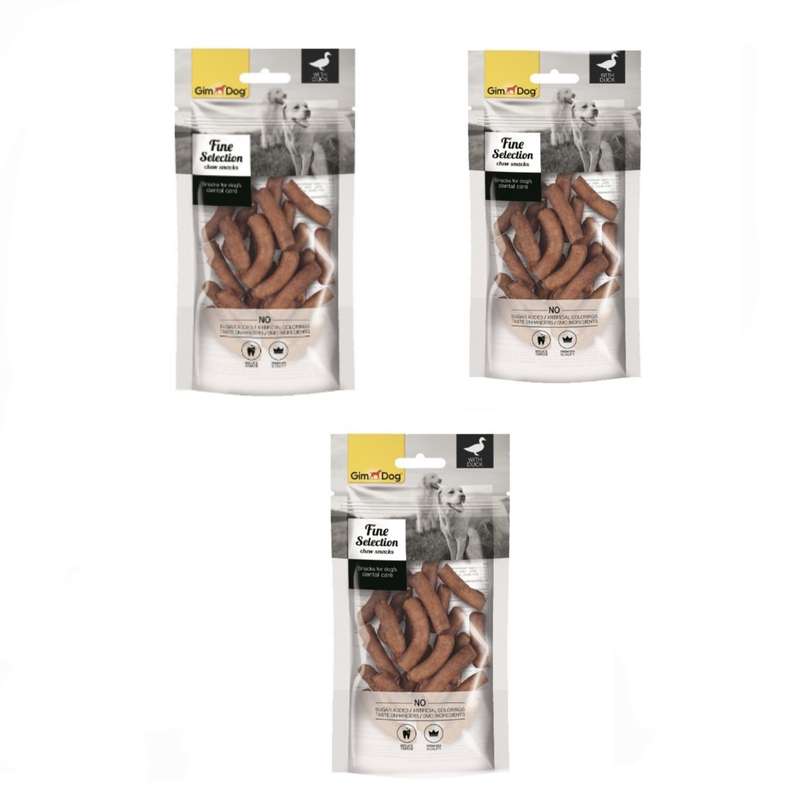 تشویقی سگ جیم داگ مدل Sausage Snack with Duck وزن 50 گرم مجموعه 3 عددی