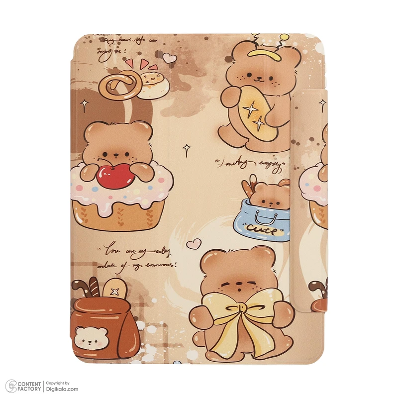 کیف کلاسوری دی کیس مدل Cute مناسب برای تبلت اپل iPad 2022 10th Generation-10.9 inch / iPad 11 2025-11 Inch