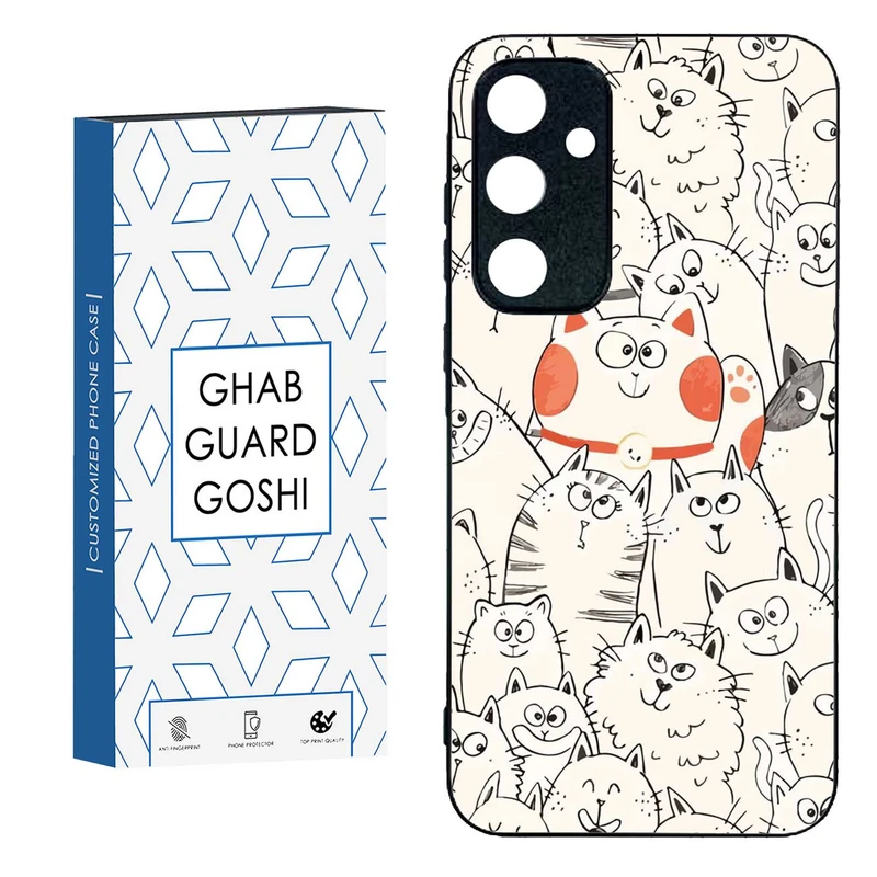 کاور قاب گارد گوشی طرح گربه کد TPU-024 مناسب برای گوشی موبایل سامسونگ  GALAXY A35  