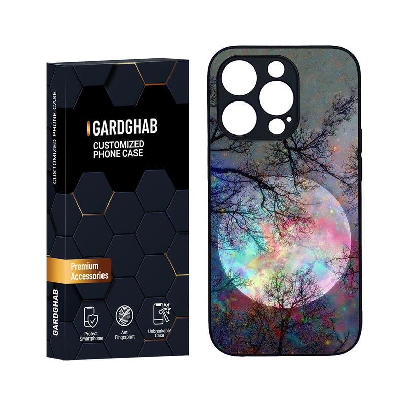  کاور گارد قاب مدل کهکشان مناسب برای گوشی موبایل اپل iPhone 14 Pro