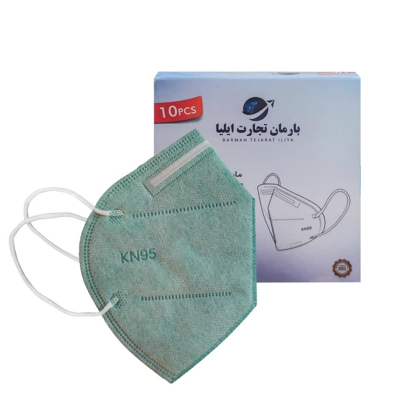 ماسک تنفسی بارمان مدل N95 بسته 10 عددی