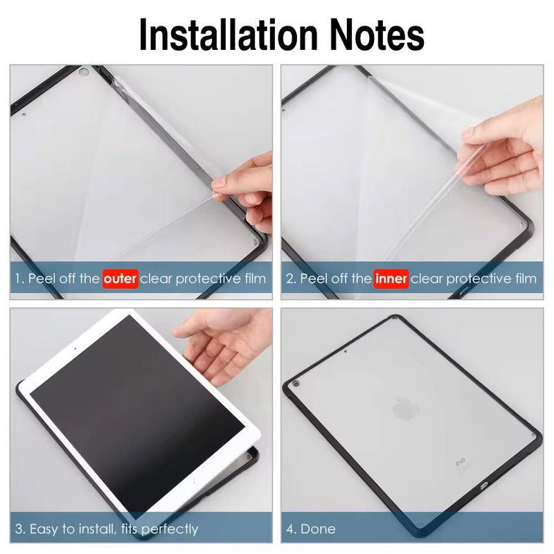 کاور مدل Transparent مناسب برای تبلت اپل iPad Air 5