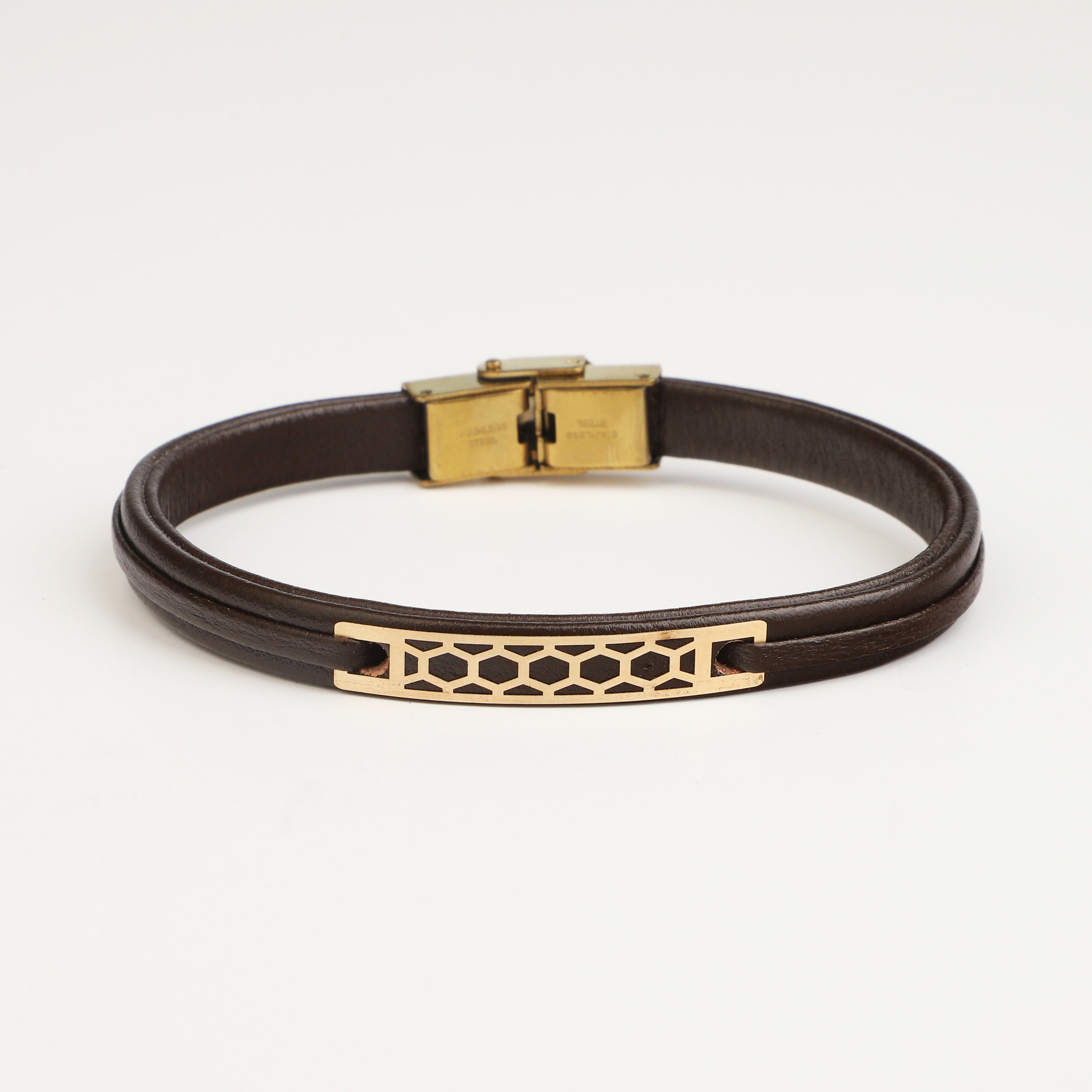 دستبند طلا 18 عیار مردانه مایا ماهک مدل MB1502