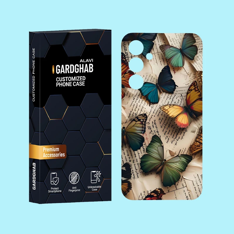 کاور گارد قاب علوی مدل هنری مناسب برای گوشی موبایل سامسونگ Galaxy A55