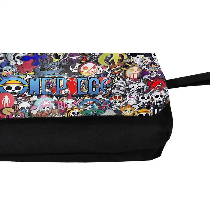 جامدادی مدل دوزیپ طرح انیمه وان پیس کد NI1365