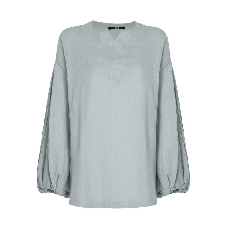 بلوز آستین بلند زنانه نیزل مدل P046001091030472-091