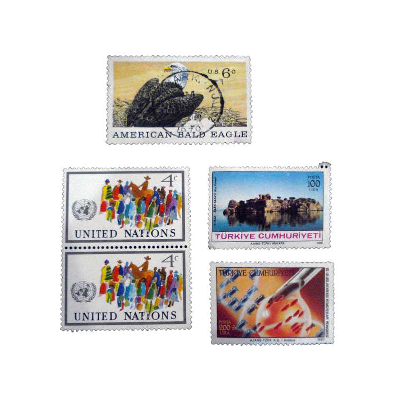 تمبر یادگاری مدل طبیعت کد ds-5265 مجموعه 5 عددی