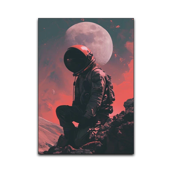 تابلو شاسی گوفی مدل فضانورد آدم فضایی طرح Space Man کد KH56