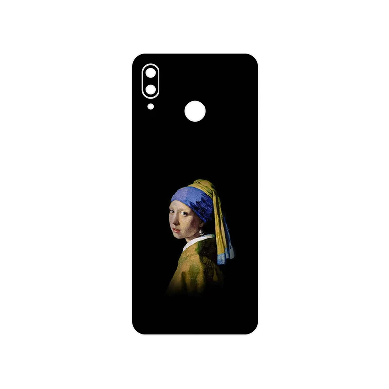 برچسب پوششی ماهوت مدل Girl with a Pearl Earring of Vermeer مناسب برای گوشی موبایل آنر Play