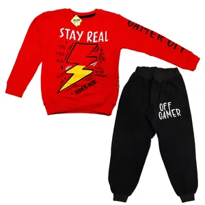 ست سویشرت و شلوار پسرانه مدل Stay real
