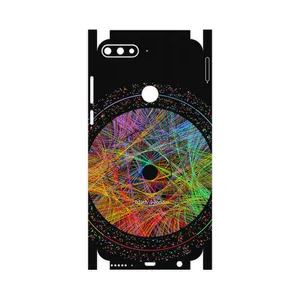 MAHOOT Mathematical Geometric Shape 2-FullSkin Cover Sticker for Huawei Y7 Prime 2018