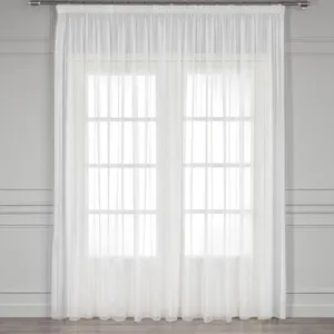 پرده مدل دوخت ساده حریر شاین سایز 900x275 سانتی متر