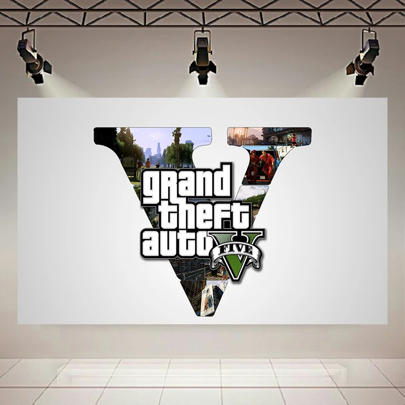 تابلو شاسی طرح GAME مدل GTA V کد AR594