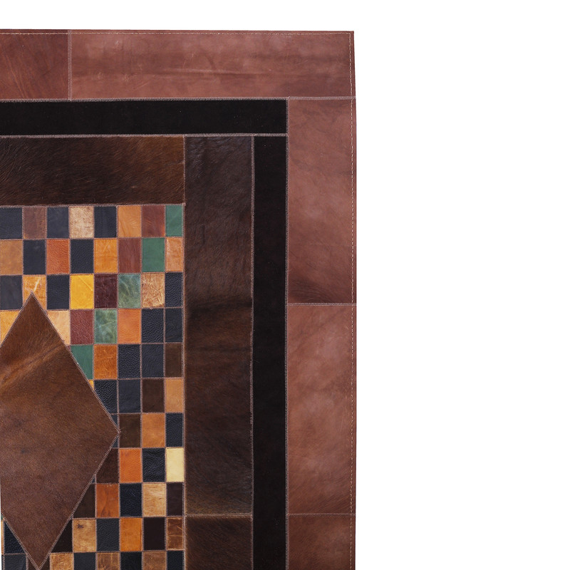 کلاژ فرش چرم و پوست مدل LFR099 کلاژ فرش چرم و پوست مدل LFR099