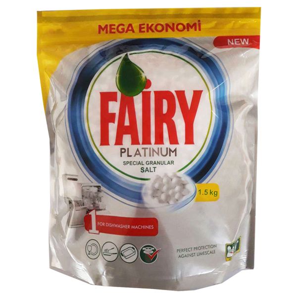 نمک ماشین ظرفشویی مدل Platinum وزن 1500 گرم