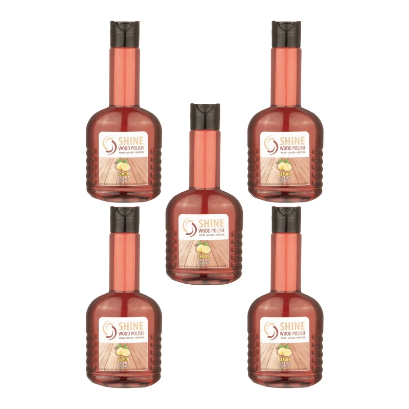 براق کننده و پولیش واکس چوب شاین مدل A.777 حجم 250 میلی لیتر بسته 5 عددی