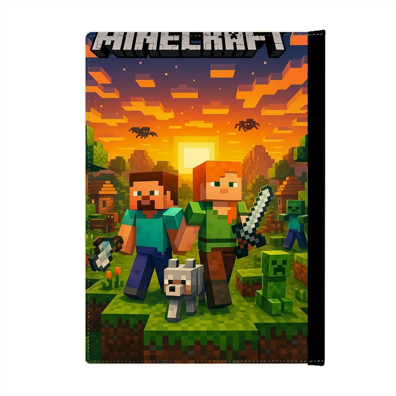 کلاسور پاد آفرین مدل فانتزی طرح گیم بازی ماینکرافت کد p851