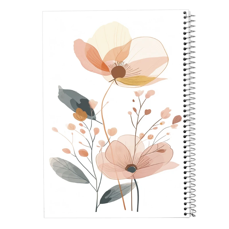 دفتر مشق 100 برگ مدوپد مدل گل کد DF13882