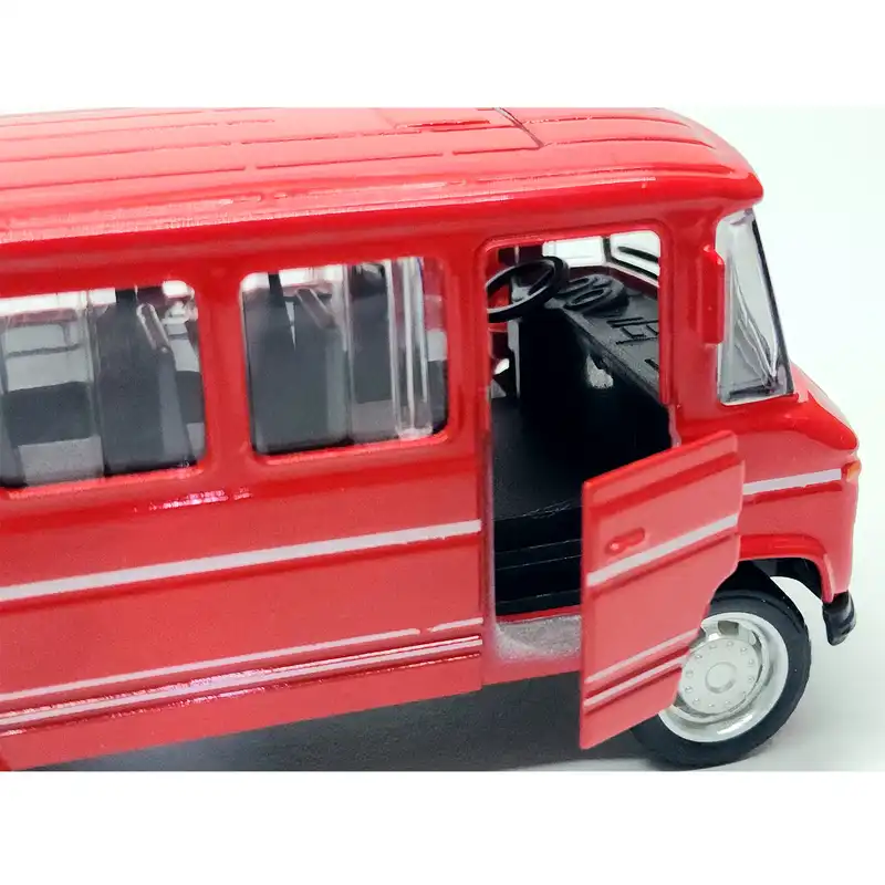 ماشین بازی مدل فلزی مینی بوس طرح بنز قدیم