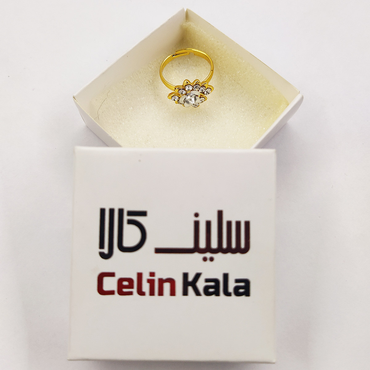 انگشتر دخترانه سلین کالا مدل گل رز کد ce-As32