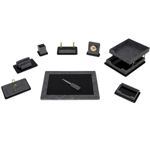 ست 9 تکه لوازم اداری رومیزی قائم مدل مدیریتی کد 510