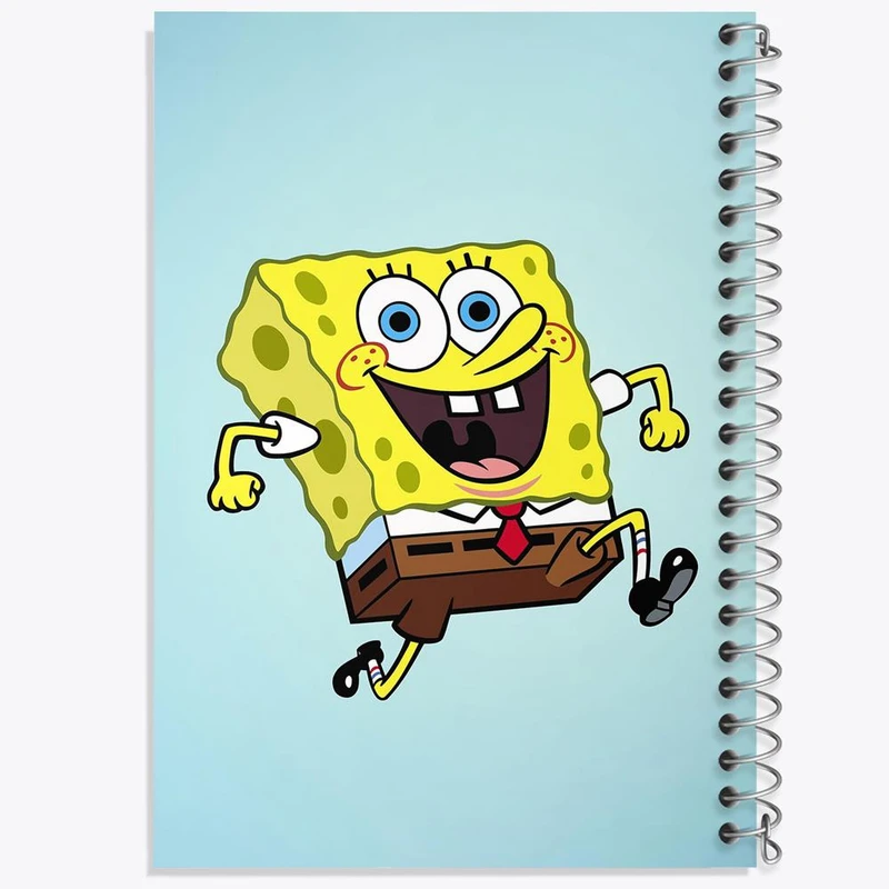 دفتر نقاشی 50 برگ خندالو مدل باب اسفنجی کد 24722