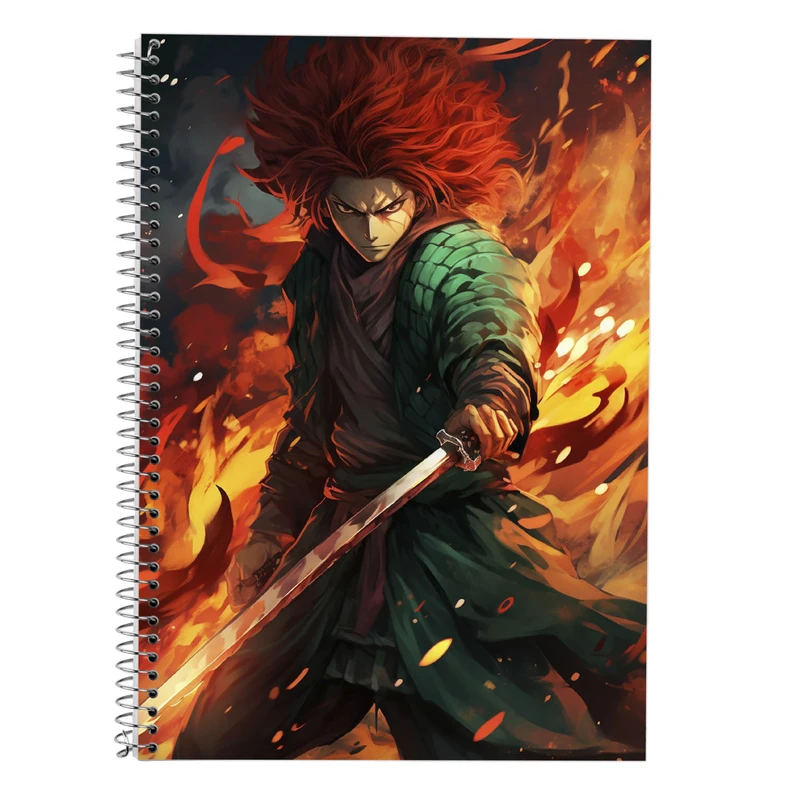 دفتر لغت 50 برگ مدوپد طرح Demon Slayer کد DF10983