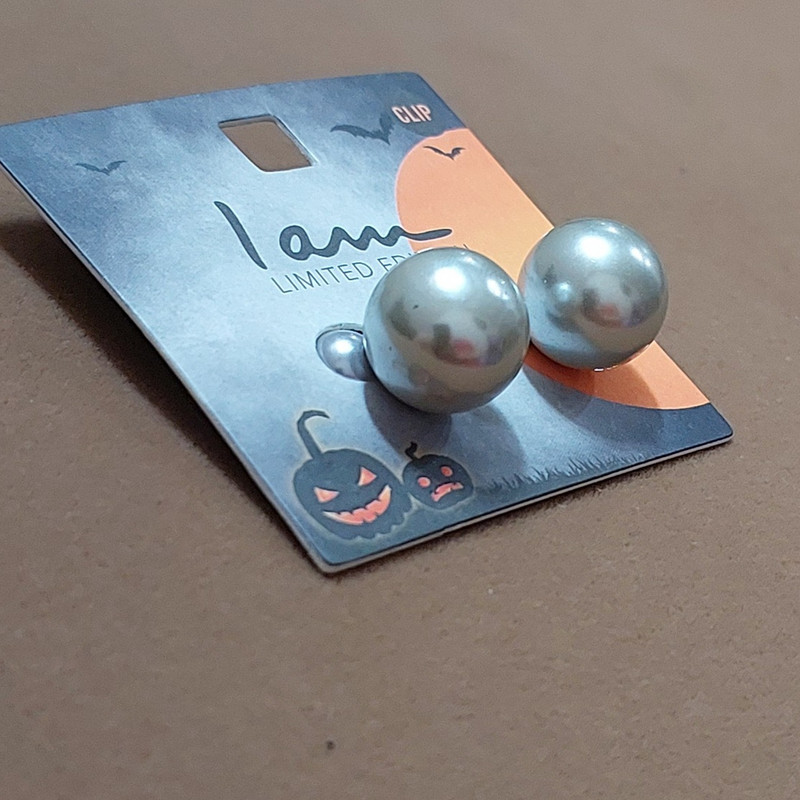 گوشواره زنانه آی ام مدل مروارید هالووین